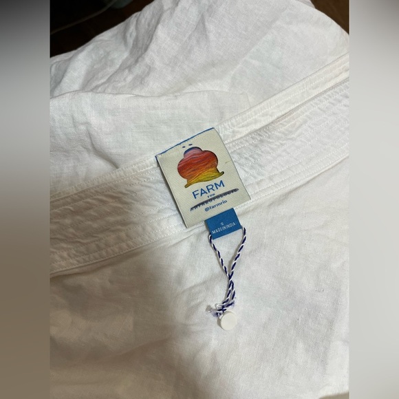 Farm Rio One-Shoulder Smocked A-Line Dress - Picture 8 of 9